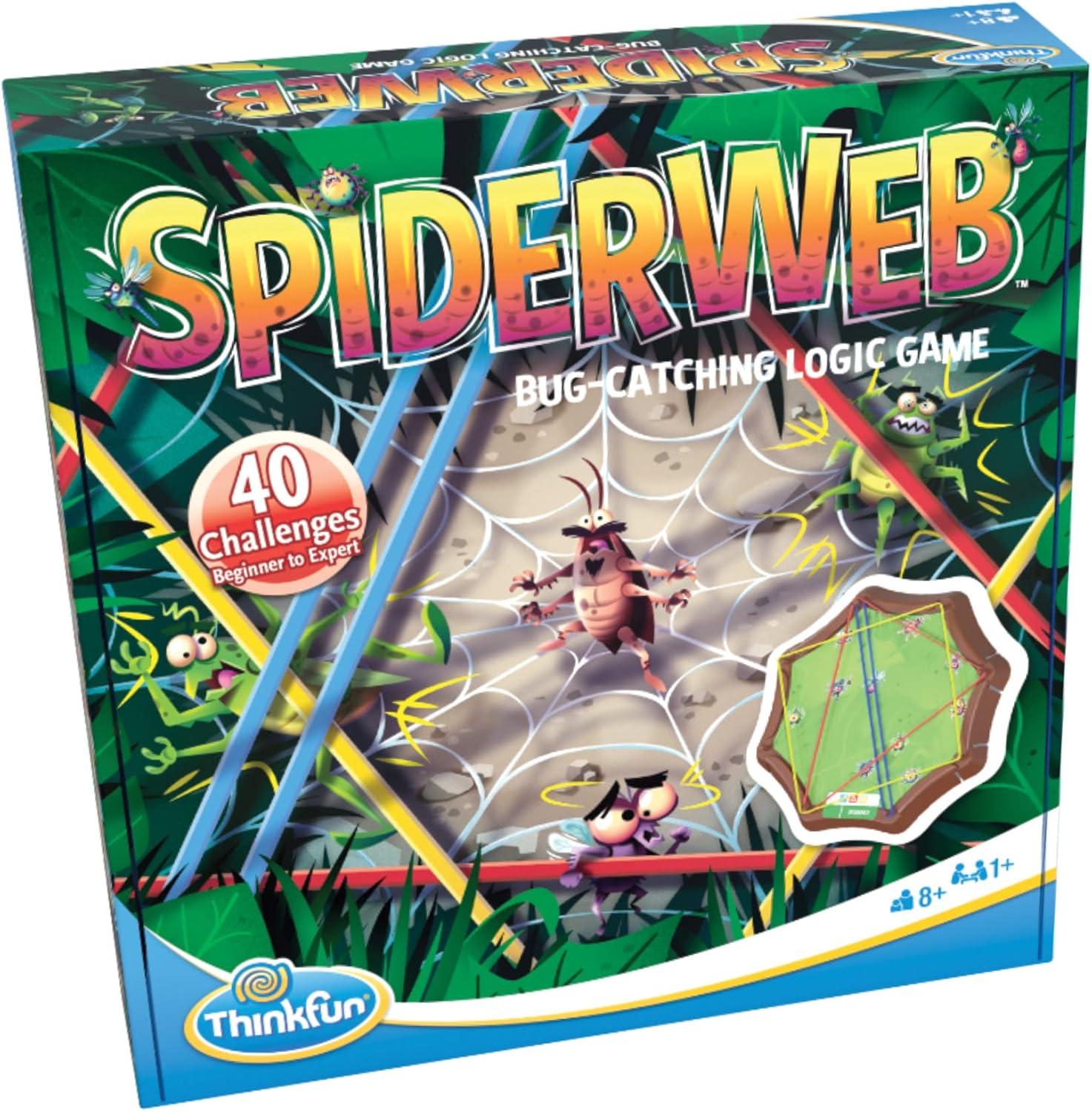 imageThink Fun Spiderweb A BugCatching Logic Game for Ages 8