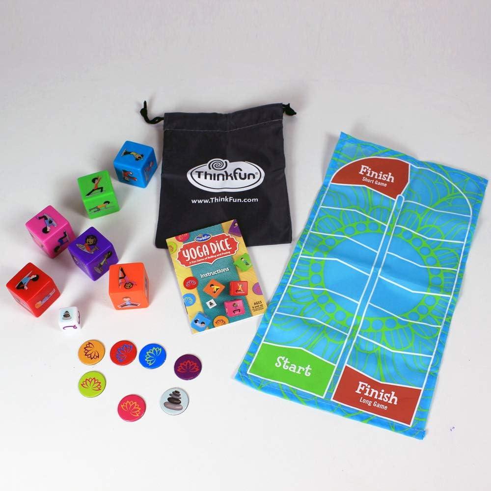 imageThink Fun Yoga Dice Game for Boys and Girls Ages 6 and Up Learn Yoga With a GameMulti1844