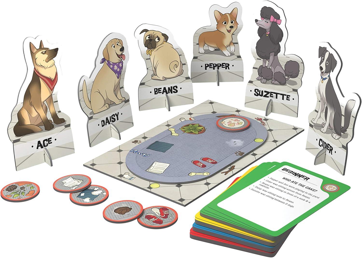 imageThinkFun Dog Crimes Logic Game Engaging Brainteaser for Kids and Adults Fun Detective Theme Memory and Reasoning Skill Builder Unique Artwork Suitable for Ages 8 and Up