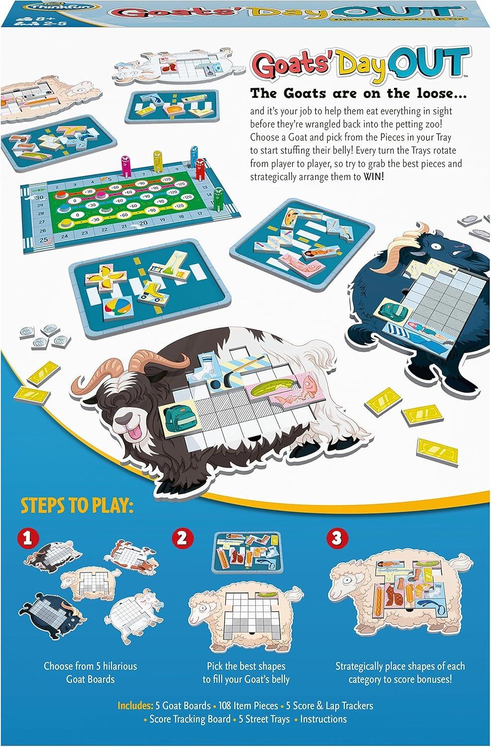 imageThinkFun Goats Day Out A Hilarious Addictive Chaotic Goat Themed Board Game