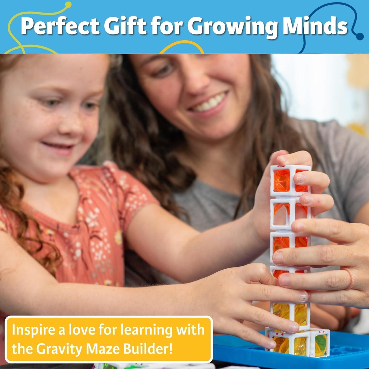 imageThinkFun Gravity Maze Builder for Kids 5 ampamp Up Logic Marble RunBrain Game HandsOn Maze Design Durable ChildSafe Materials Develop Spatial Reasoning ampamp Critical Thinking MESH Accredited