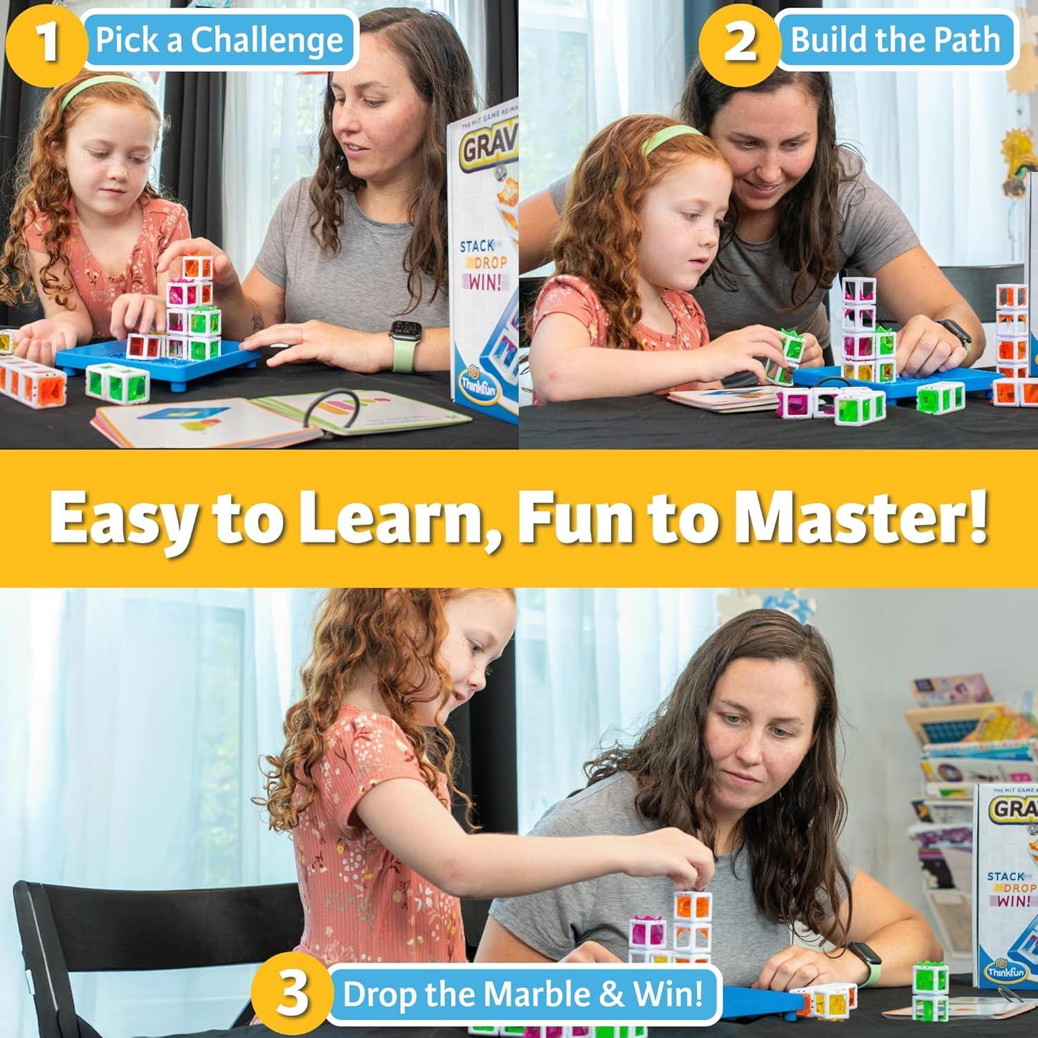 imageThinkFun Gravity Maze Builder for Kids 5 ampamp Up Logic Marble RunBrain Game HandsOn Maze Design Durable ChildSafe Materials Develop Spatial Reasoning ampamp Critical Thinking MESH Accredited