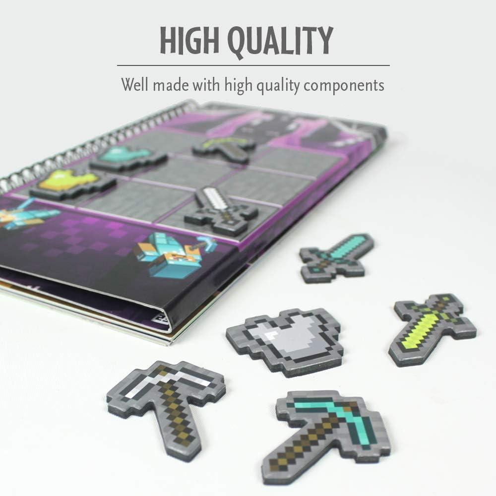 imageThinkFun Minecraft Magnetic Travel Puzzle Logic Game ampamp STEM Toy For Kids Ages 8 ampamp Up