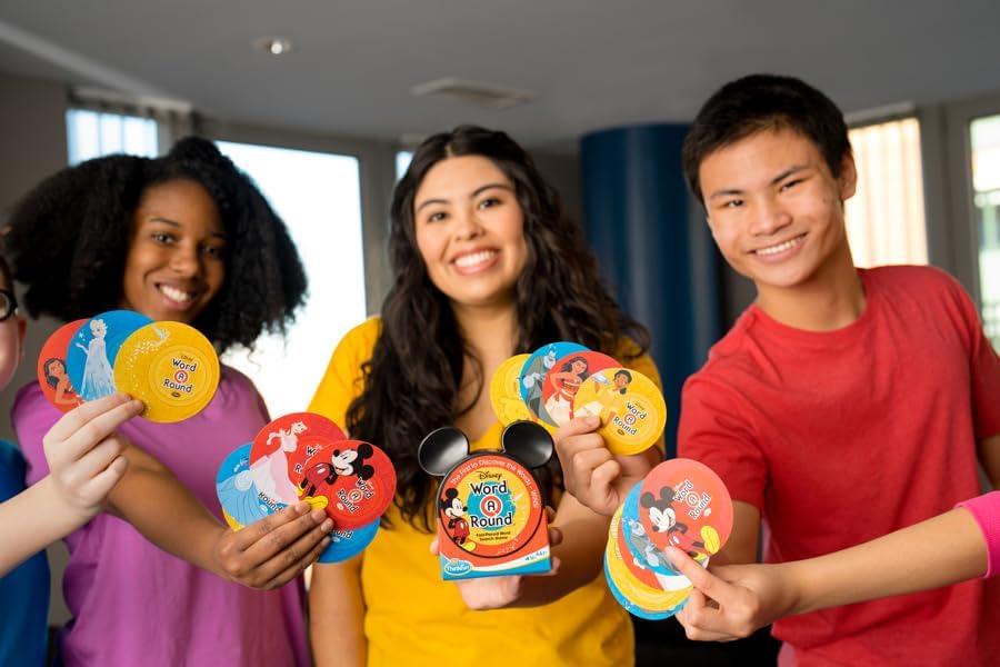 imageThinkFun Think Fun Disney WordARound Read The Word Around The Card Trivia Game for 10