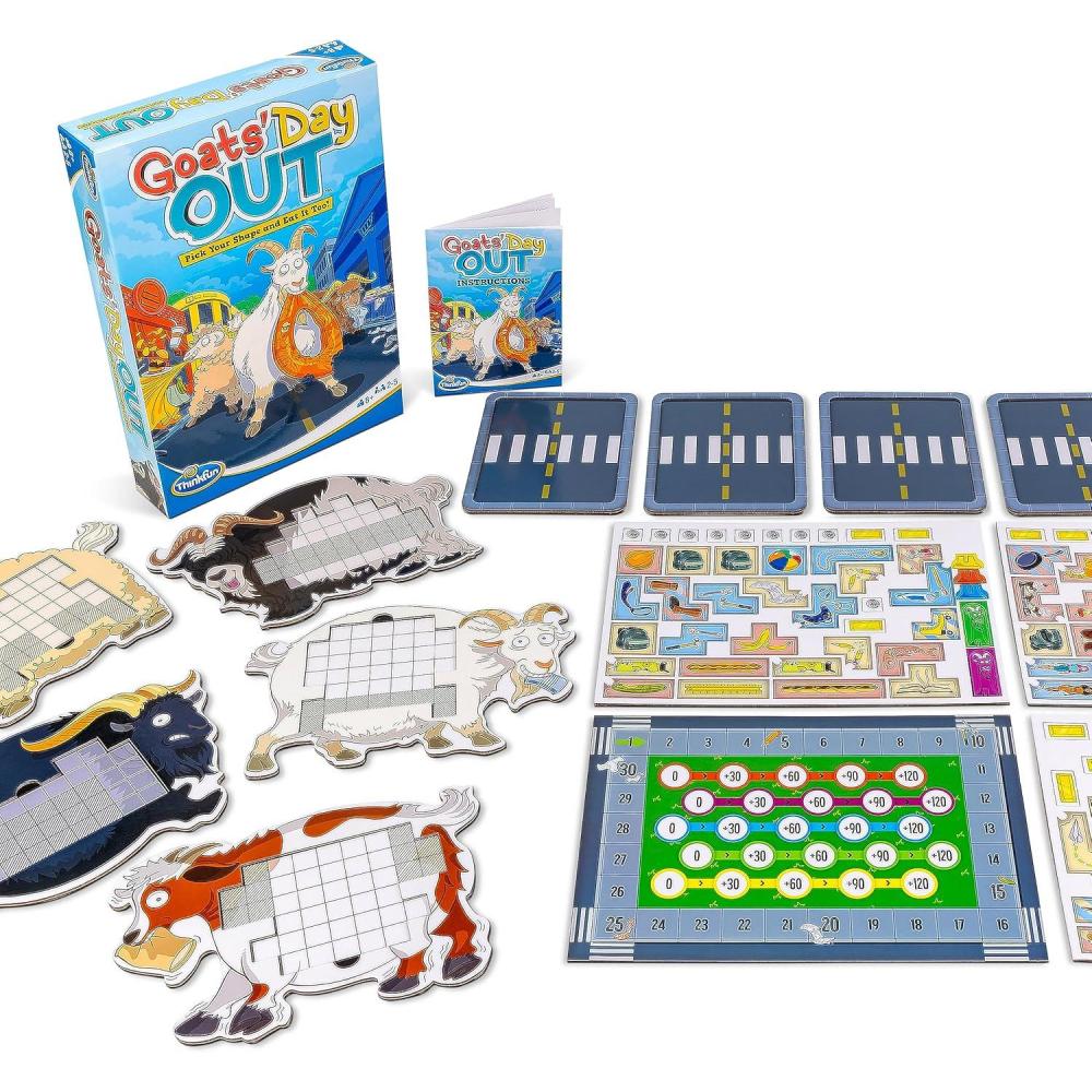 imageThinkFun Goats Day Out A Hilarious Addictive Chaotic Goat Themed Board Game