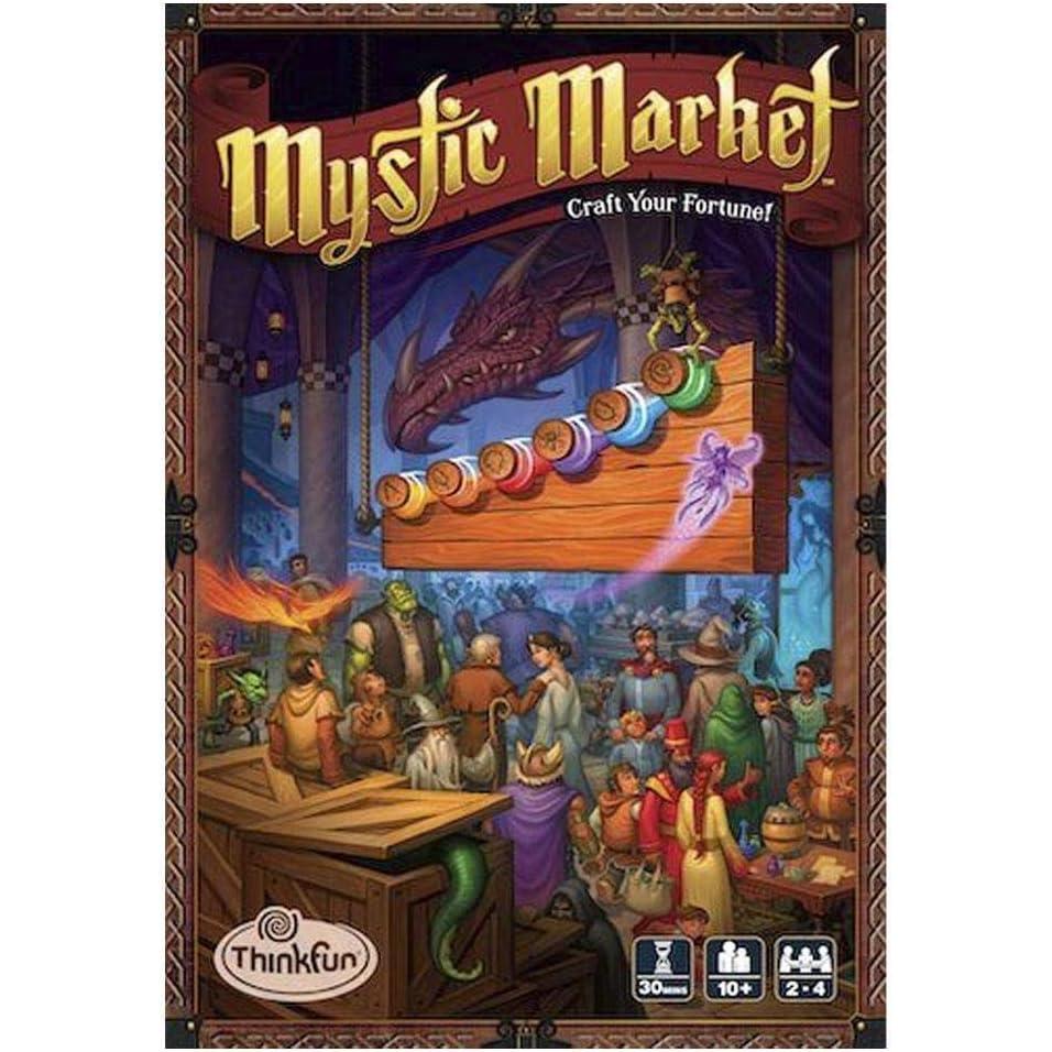 imageThinkFun Mystic Market Strategy Card Game For 24 Players Ages 10 and Up An Exciting Fast Paced Game Perfect for Both Families and Gamers Multi