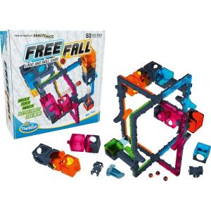 ThinkFun Freefall – Logic-Based Marble Maze Game | Skill Enhancing | Fun for Kids, Teens, Adults | Mind-Stimulating Puzzles | Single or Multiplayer