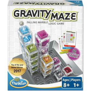 ThinkFun Gravity Maze – Falling Marble Logic Game – Challenging STEM Toy for Kids 8-12 – Gravity Marble Maze – Brain-Building Fun – Educational Gift – Boosts Critical Thinking & Problem Solving