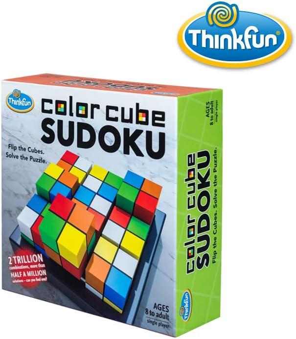 imageThink Fun Color Cube Sudoku Fun Award Winning Version of Sudoku Using Colors Instead of Numbers For Age 8 and Up 44001560