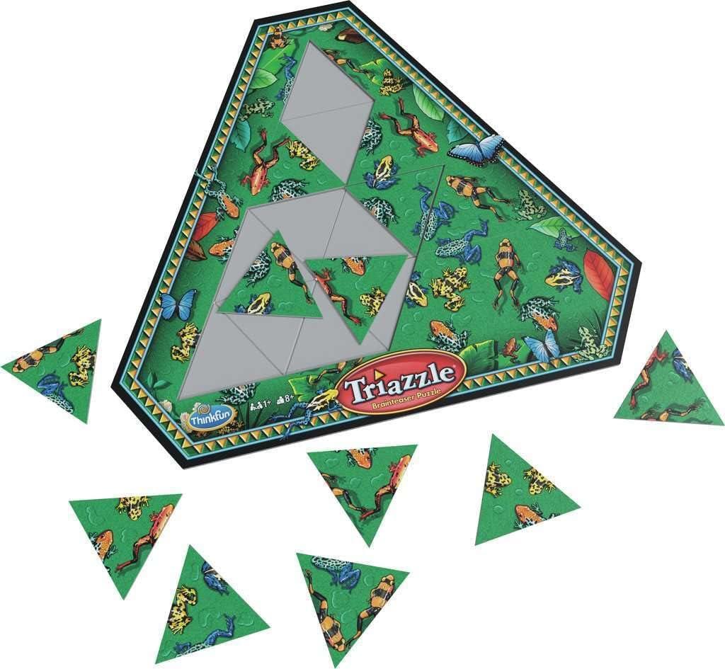 imageThink Fun Triazzle PictureMatching Brainteaser Puzzle Engages Strategic Thinking ampamp Memory Perfect for Kids Ages 8 and Up AwardWinning Game