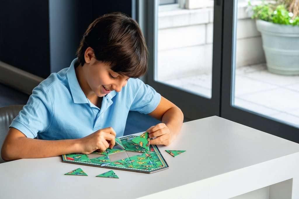 imageThink Fun Triazzle PictureMatching Brainteaser Puzzle Engages Strategic Thinking ampamp Memory Perfect for Kids Ages 8 and Up AwardWinning Game
