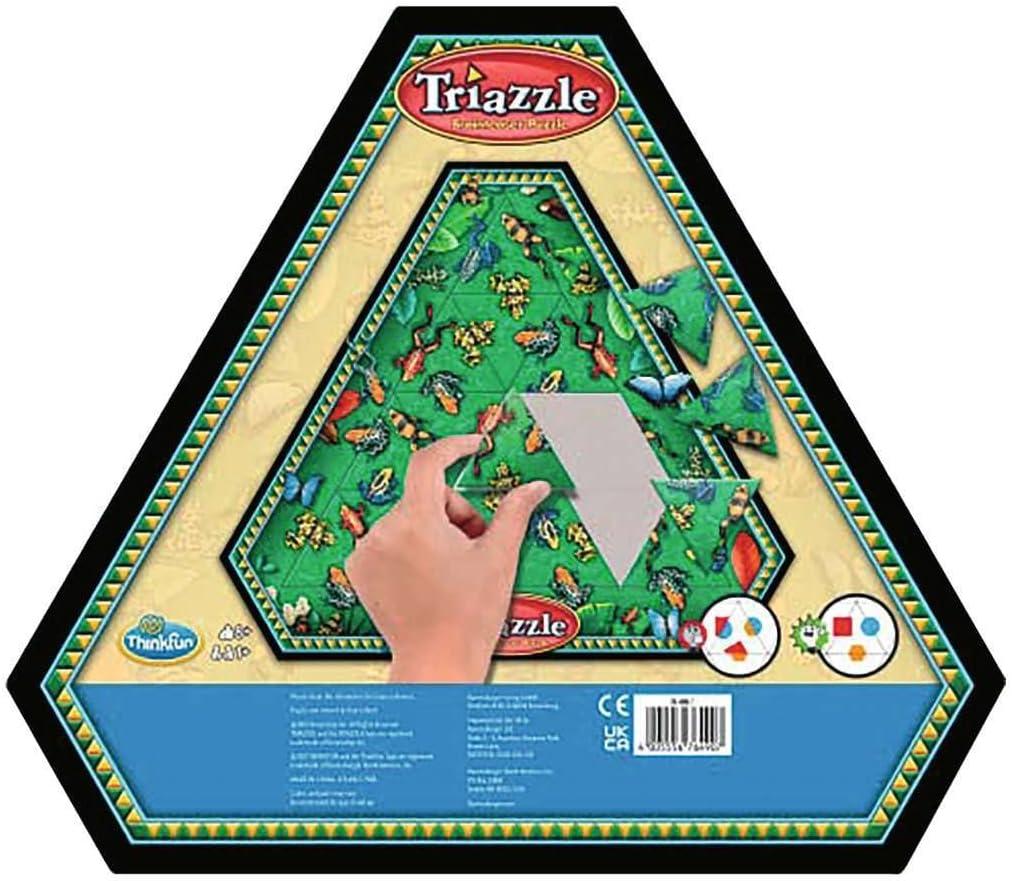 imageThink Fun Triazzle PictureMatching Brainteaser Puzzle Engages Strategic Thinking ampamp Memory Perfect for Kids Ages 8 and Up AwardWinning Game