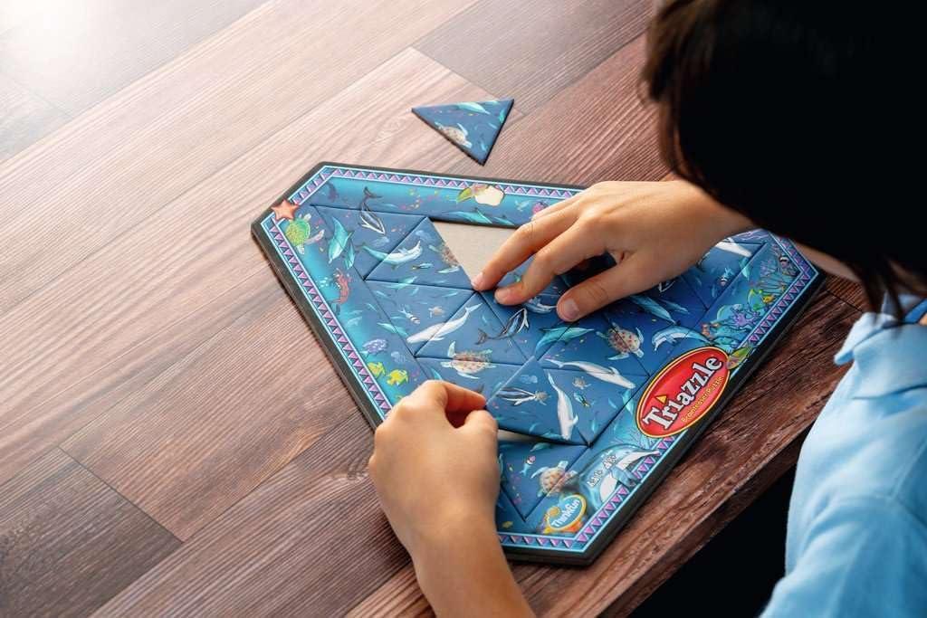 imageThink Fun Triazzle PictureMatching Brainteaser Dolphins Puzzle for Ages 8 and Up 76491