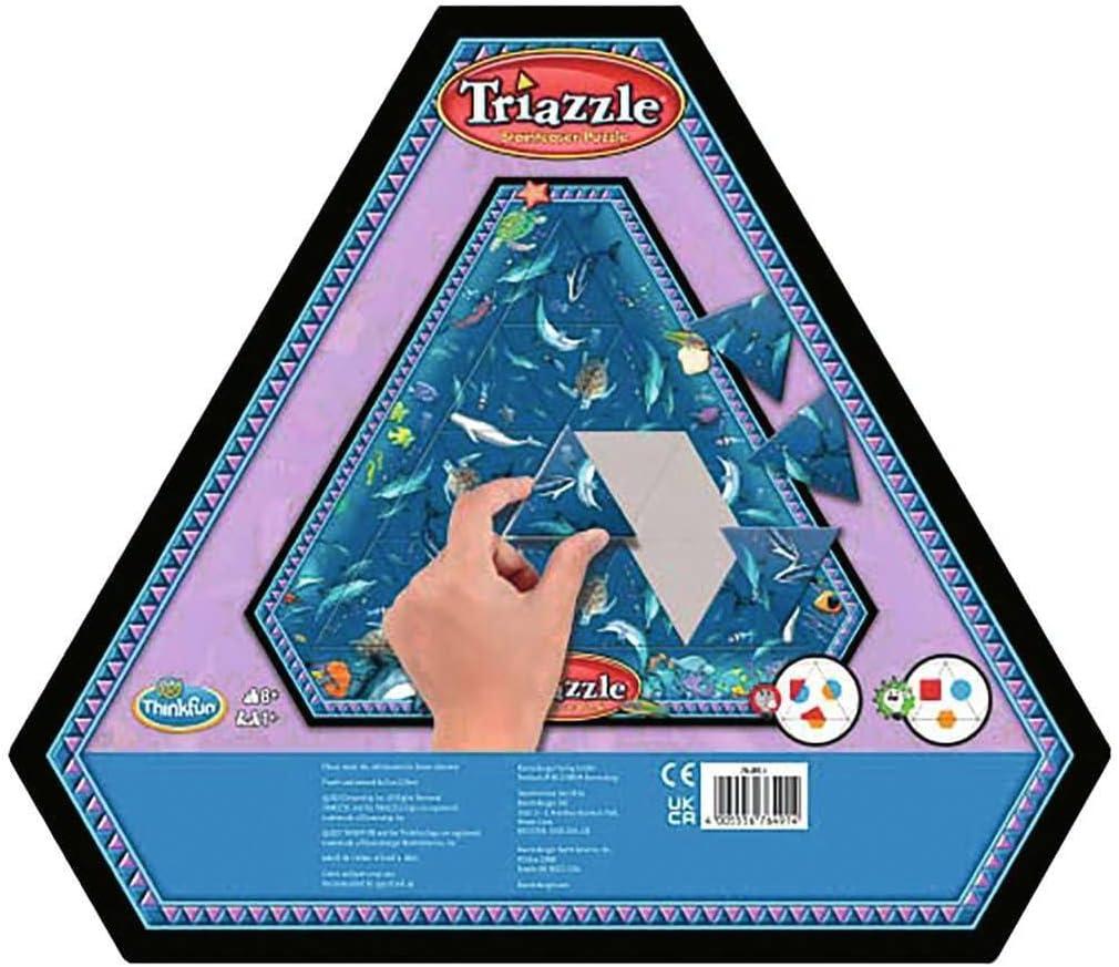 imageThink Fun Triazzle PictureMatching Brainteaser Dolphins Puzzle for Ages 8 and Up 76491