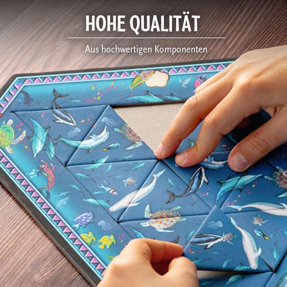 imageThink Fun Triazzle PictureMatching Brainteaser Dolphins Puzzle for Ages 8 and Up 76491