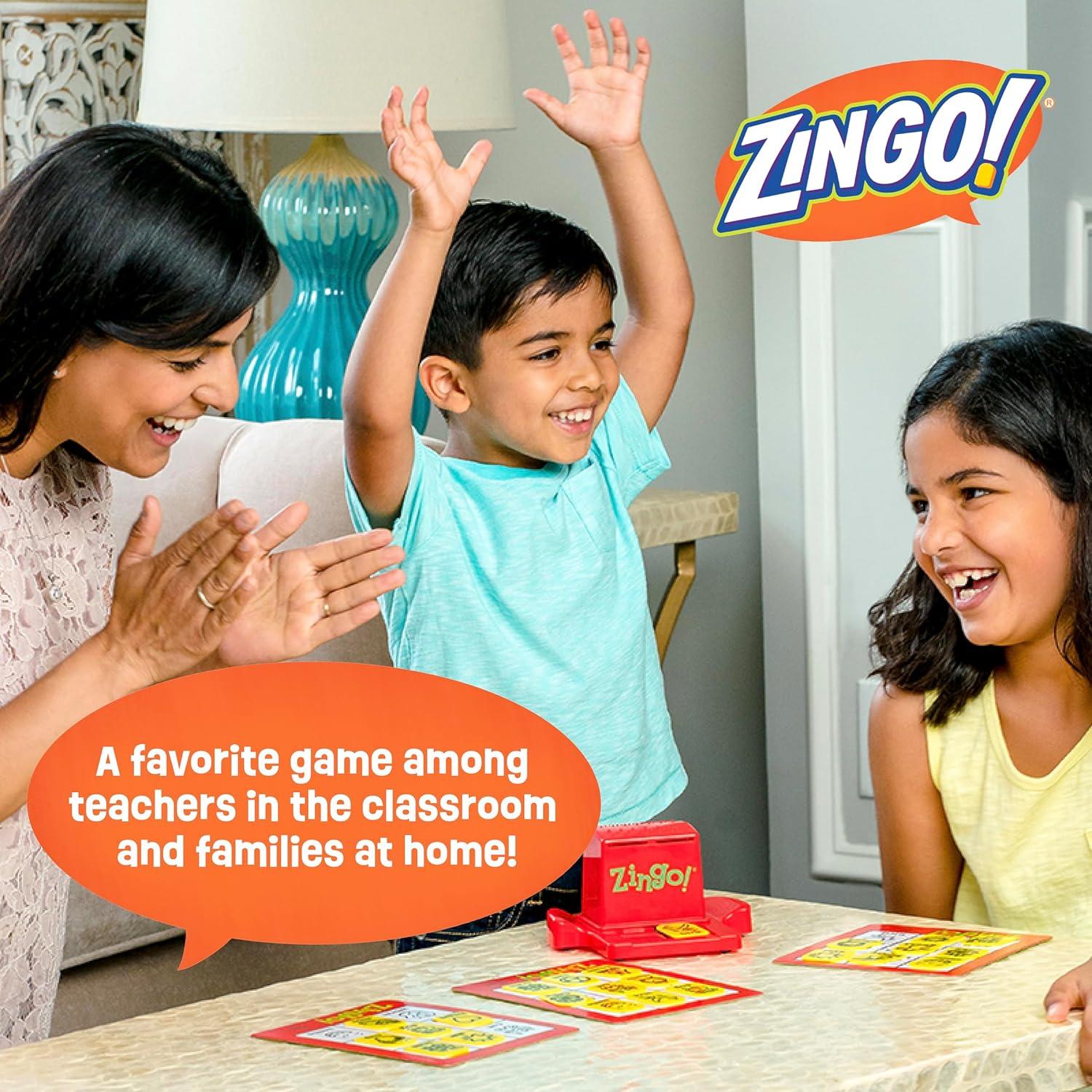 imageThinkFun 7706T Zingo Word Builder Early Reading Game Award Winning Game for PreReaders and Early ReadersThinkFun Zingo Word Builder Classic Early Reading Game Enhances Vocabulary Spelling Skills AwardWinning Educational Toy for Kids and Adults