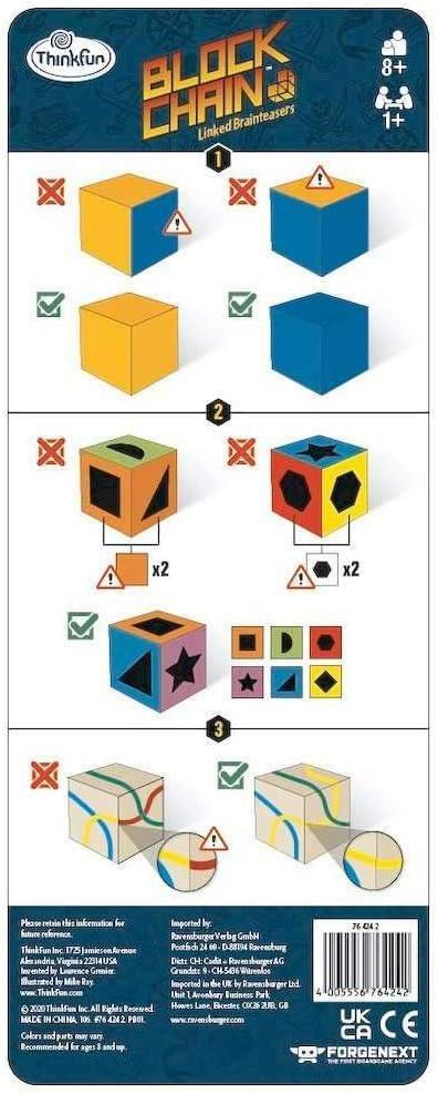 imageThinkFun Blockchain Pirates STEM Toy and Logic Game for Boys and Girls Age 8 and Up The Addictive Brainteaser Puzzle