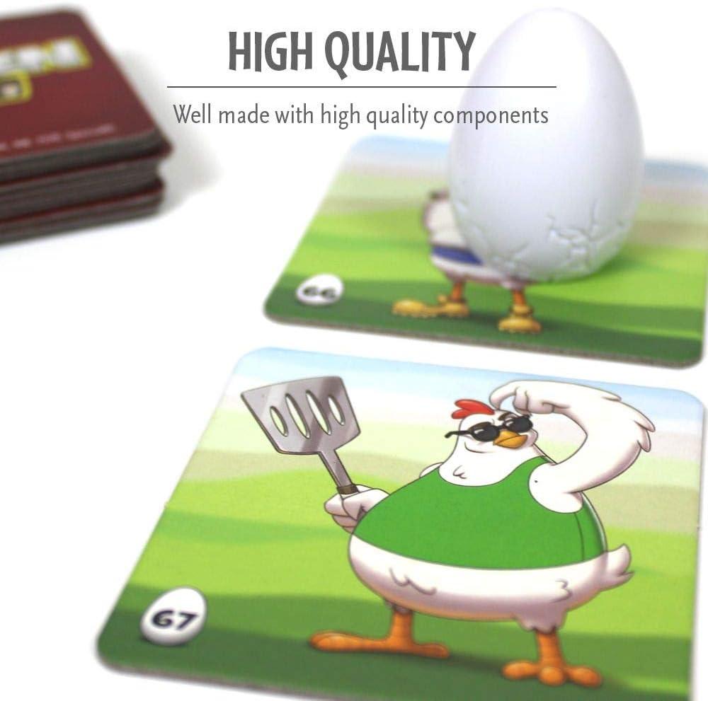 imageThinkFun Chicken War Game A Strategic Board Game with a Fun Theme and Hilarious Artwork Perfect for Game Nights