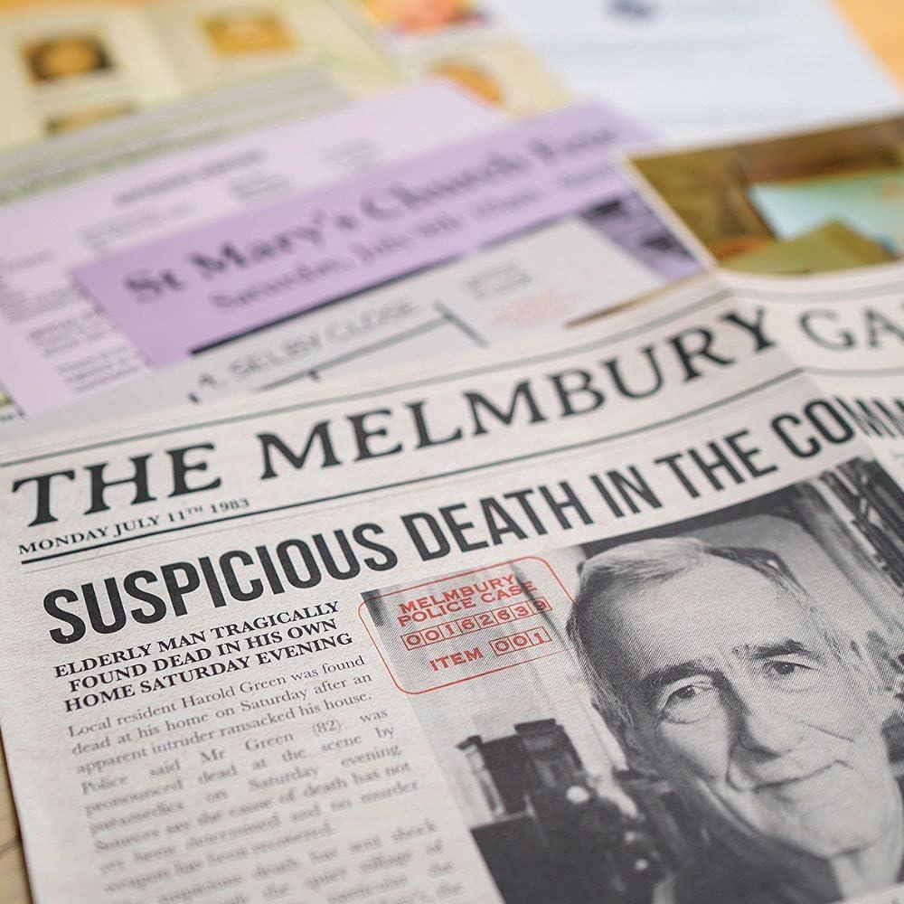 imageThinkFun Cold Case A Pinch of Murder A Murder Mystery Game in a Box for Ages 14 and Up
