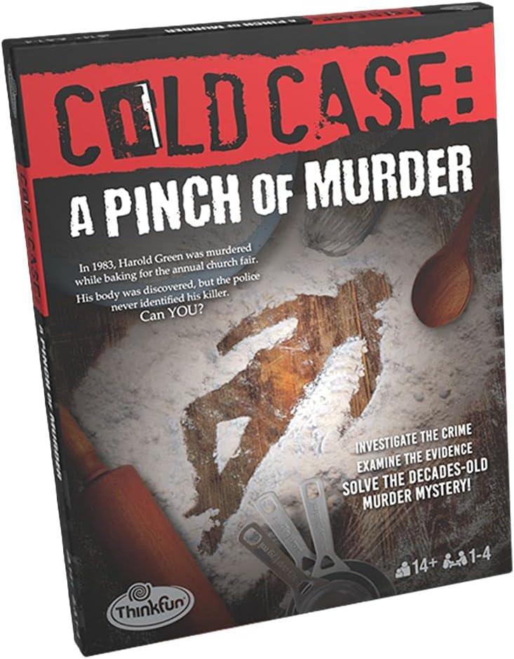imageThinkFun Cold Case A Pinch of Murder A Murder Mystery Game in a Box for Ages 14 and Up