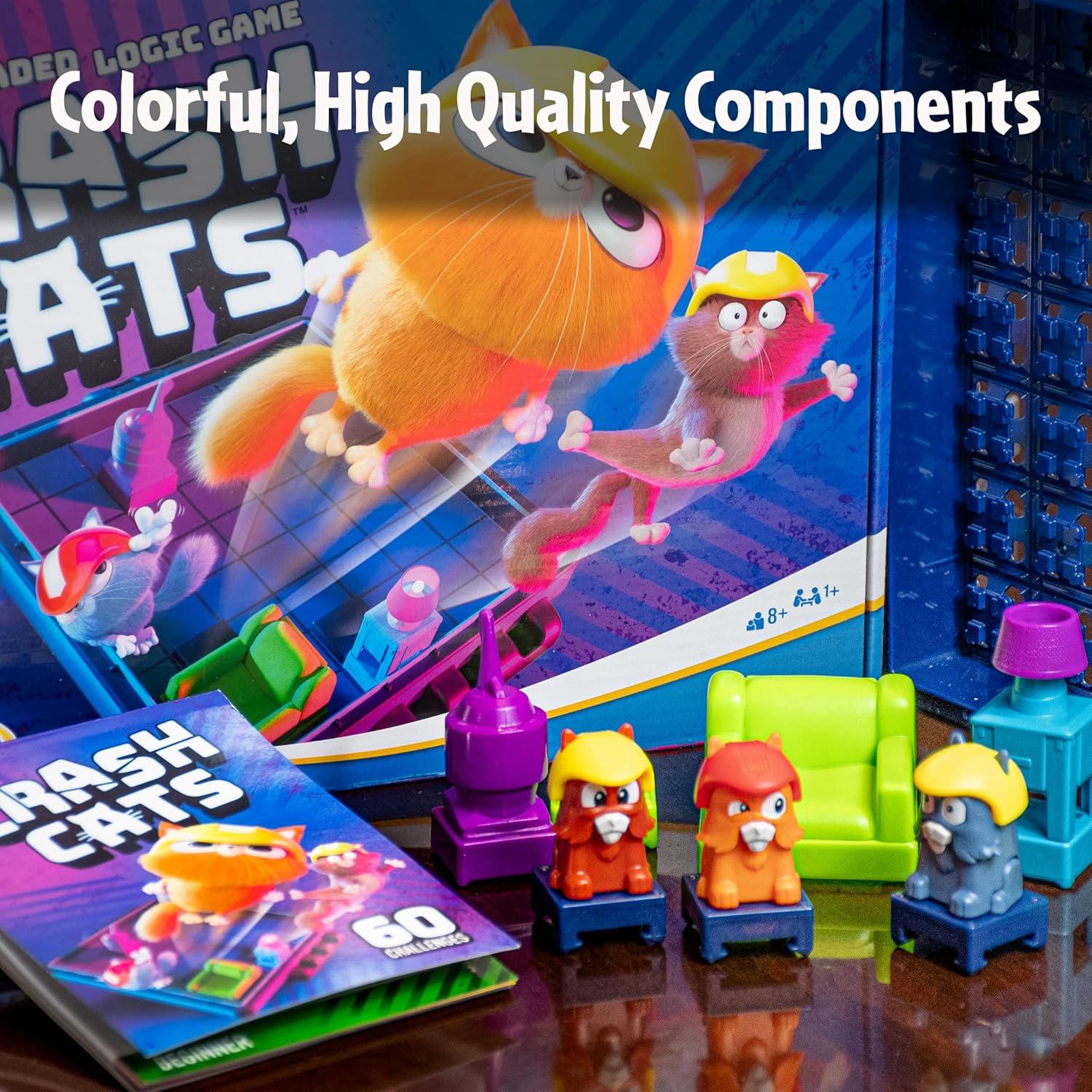 imageThinkFun Crash Cats The Super Fun Spring Loaded Logic Game for Children Ages 8 MESH Accredited