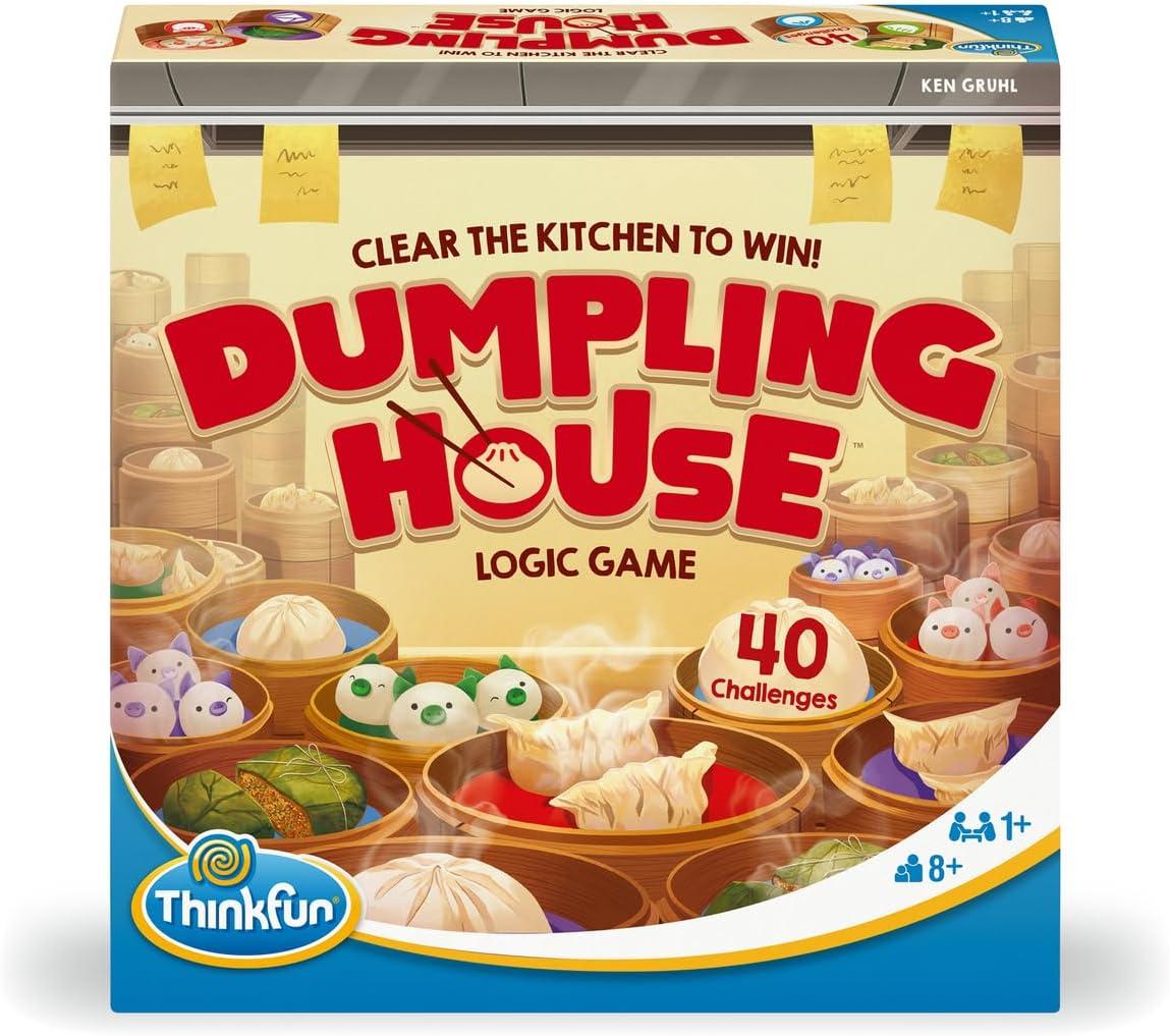 imageThinkFun Dumpling House The Stacking Game of Clearing Orders for Children Ages 8