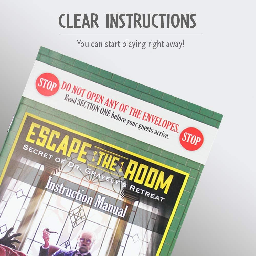 imageThinkFun Escape The Room Secret of Dr Gravelys Retreat an Escape Room Experience in a Box for Age 13 and Up