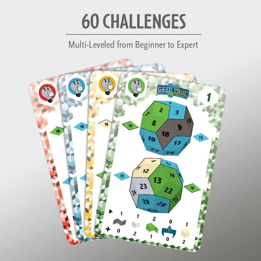 imageThinkFun GeoLogic World Changing Logic Puzzle for Ages 8 and Up Multicolor