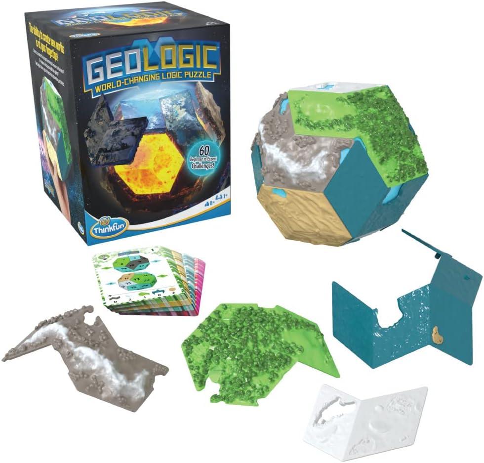 imageThinkFun GeoLogic World Changing Logic Puzzle for Ages 8 and Up Multicolor
