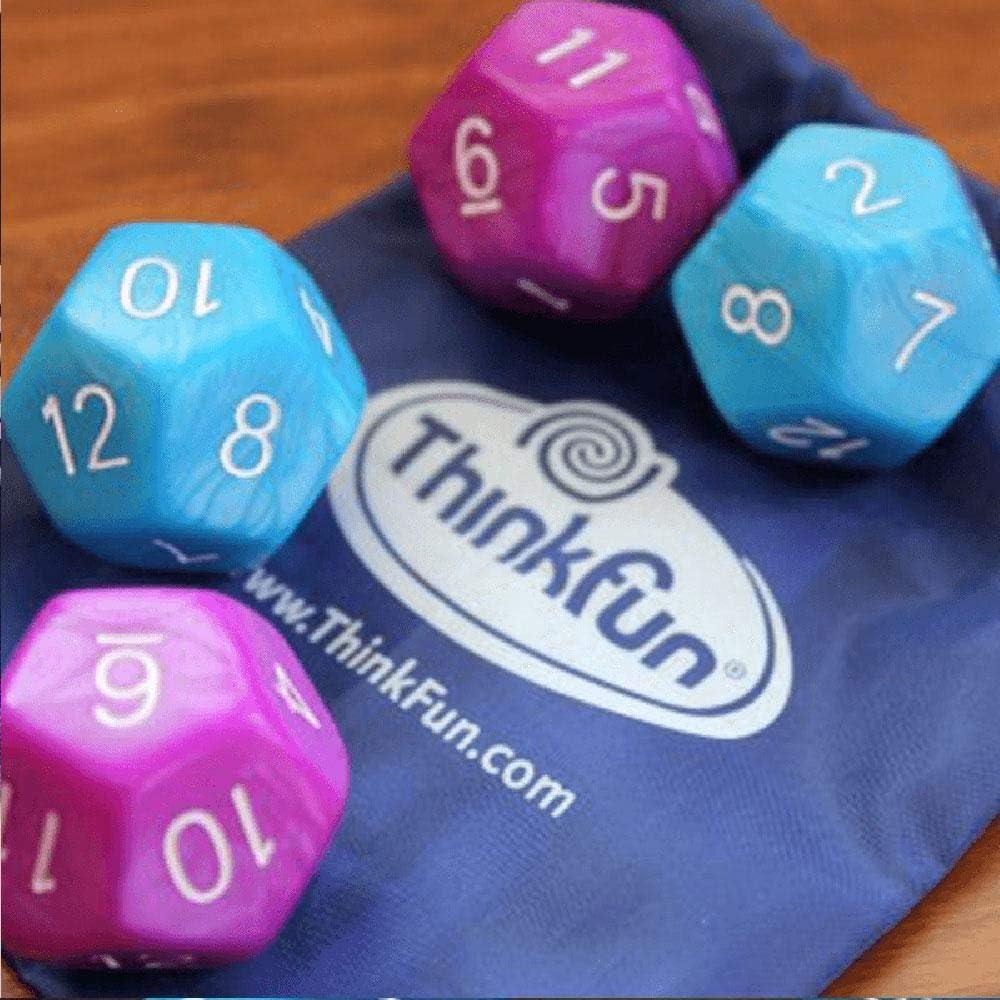 imageThinkFun Math Dice Chase The Fun Game of Mathematical Hot Potato Invented by a Math Teacher