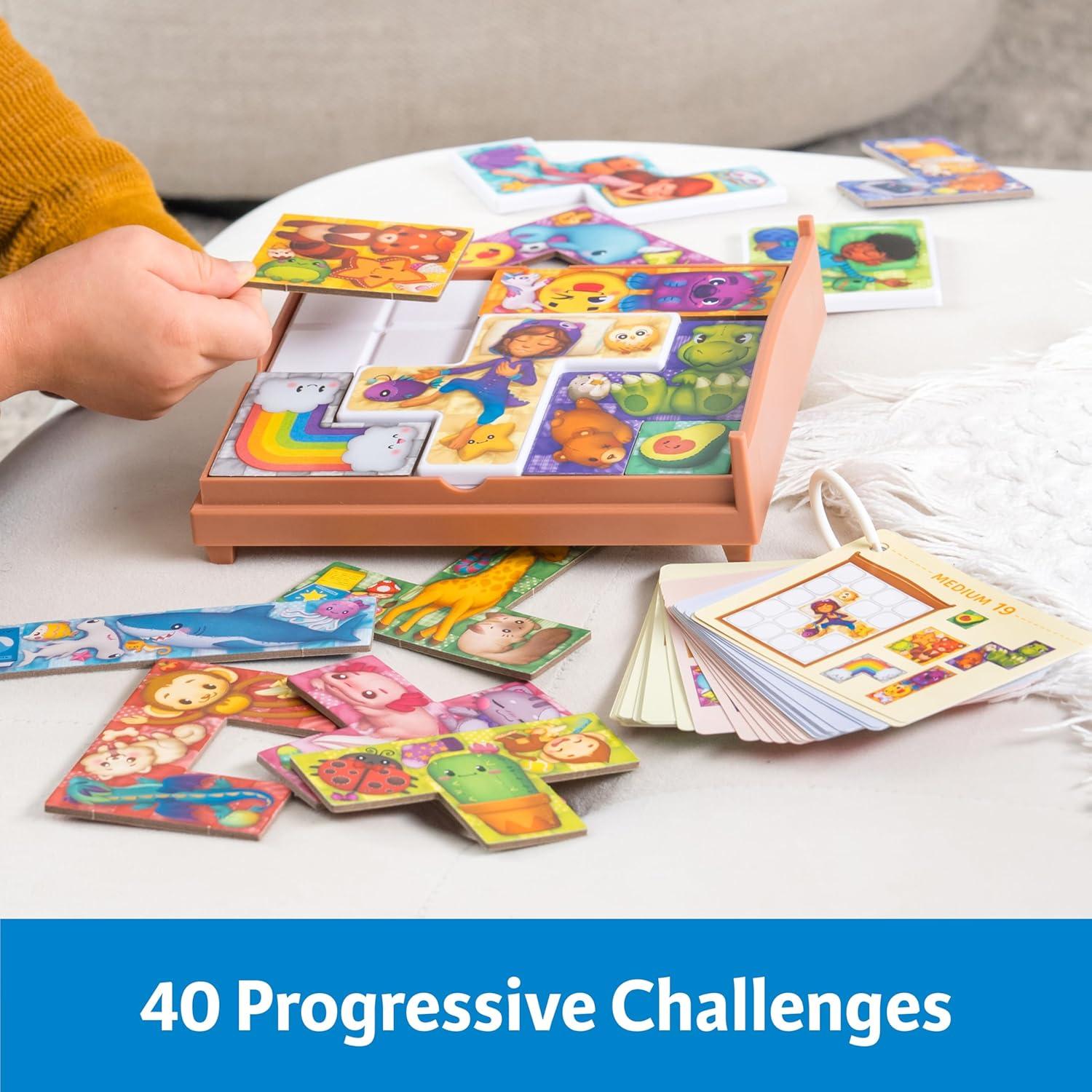 imageThinkFun Stuffie Sleepover Logic Game 40 Challenges for Kids 5