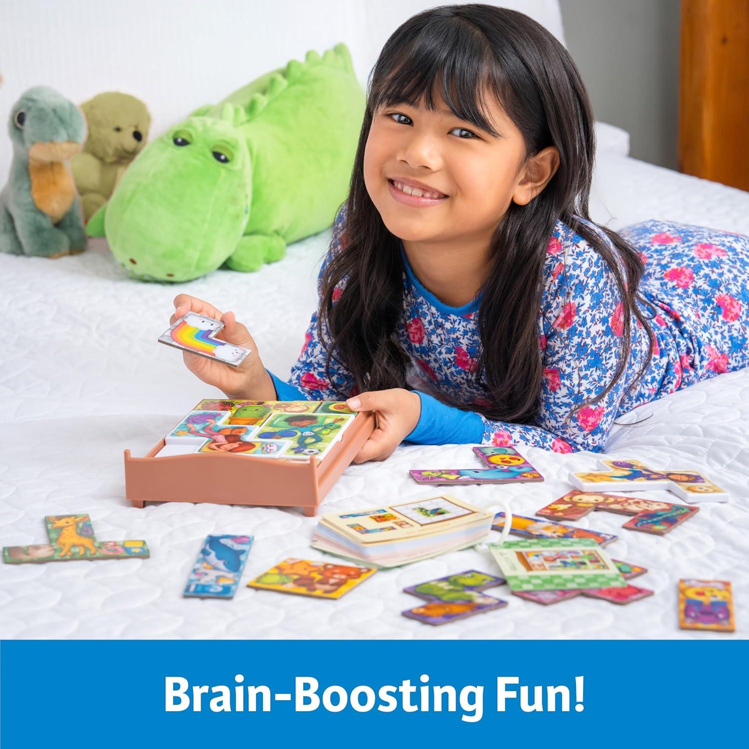 imageThinkFun Stuffie Sleepover Logic Game 40 Challenges for Kids 5