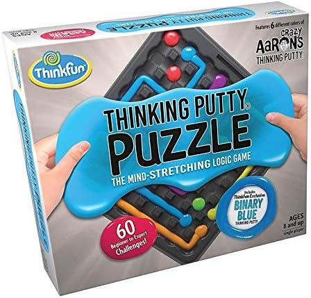 imageThinkFun ampamp Crazy Aarons Thinking Putty Puzzle STEM Brain Game for Kids ampamp Adults LogicEnhancing Challenge Engaging Activity for Ages 8 ampamp Up Exciting Gift Idea
