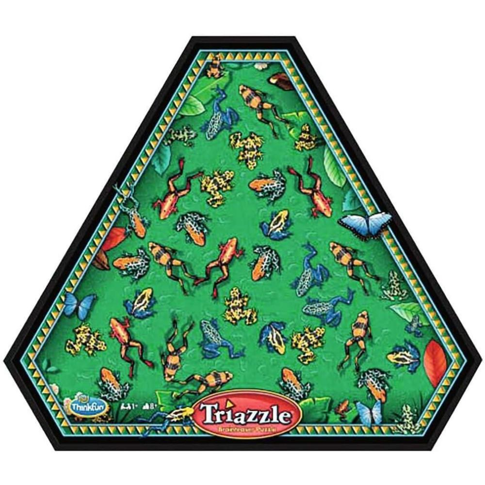 imageThink Fun Triazzle PictureMatching Brainteaser Puzzle Engages Strategic Thinking ampamp Memory Perfect for Kids Ages 8 and Up AwardWinning Game