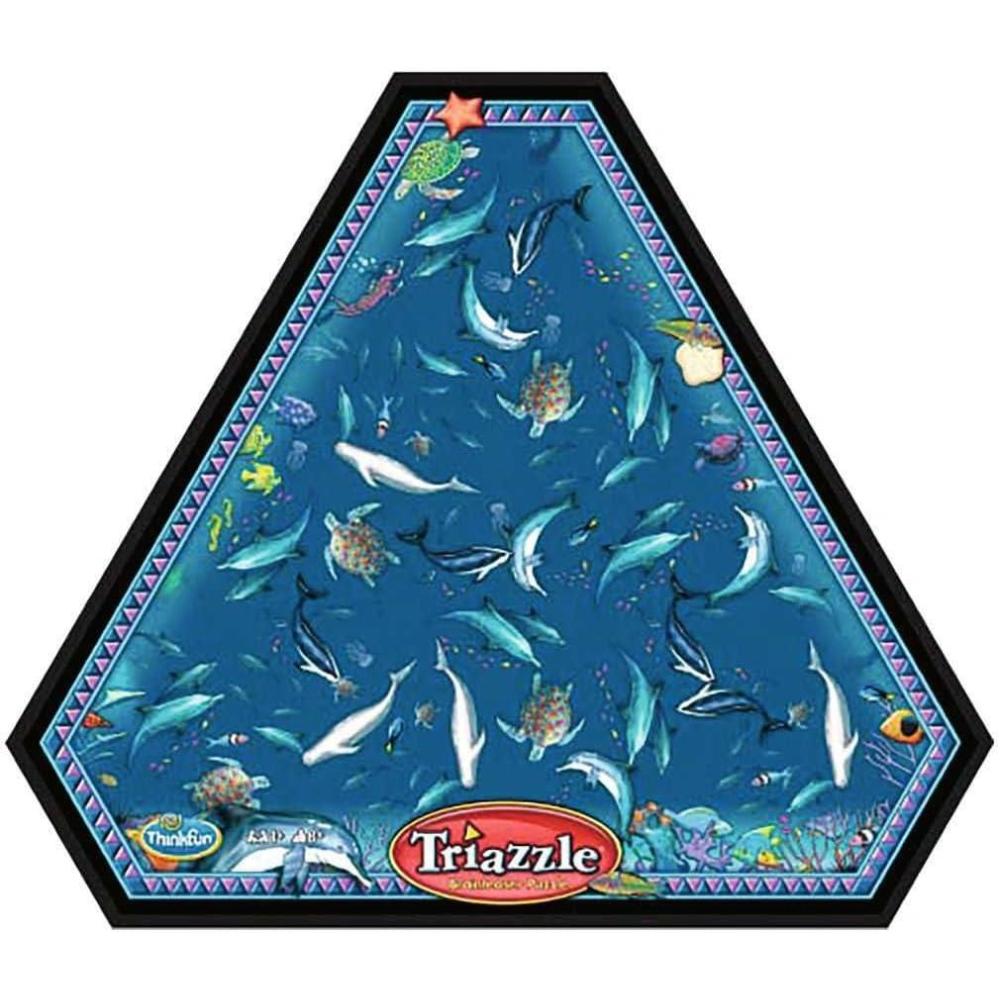 imageThink Fun Triazzle PictureMatching Brainteaser Dolphins Puzzle for Ages 8 and Up 76491