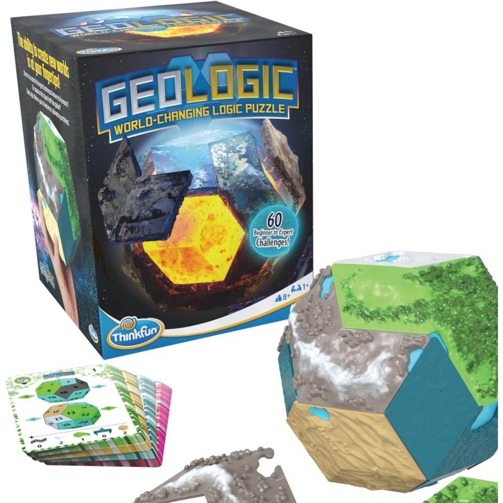 imageThinkFun GeoLogic World Changing Logic Puzzle for Ages 8 and Up Multicolor