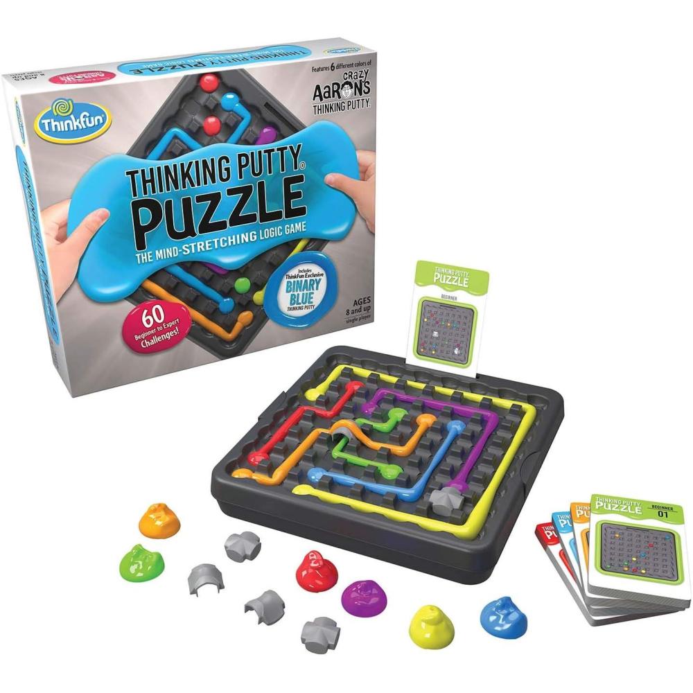imageThinkFun ampamp Crazy Aarons Thinking Putty Puzzle STEM Brain Game for Kids ampamp Adults LogicEnhancing Challenge Engaging Activity for Ages 8 ampamp Up Exciting Gift Idea
