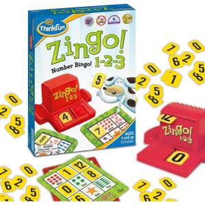 Think Fun Zingo 1-2-3(ThinkFun Zingo 1-2-3 Number Bingo Game | Perfect for Kids Aged 4 and Up | Award-Winning Toy of the Year Nominee)