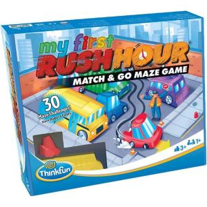 ThinkFun My First Rush Hour – Engaging Brain Game for Kids | Stimulating STEM Toy | Enhances Logic, Matching, Colors, and Shapes Skills | Best Gift for Toddlers