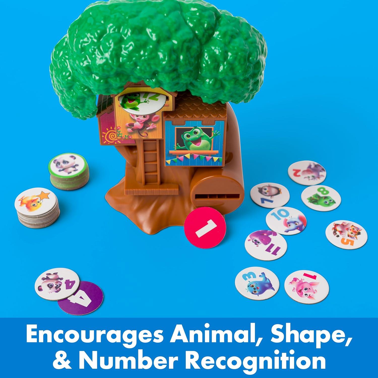 imageThinkFun Friends Tree House A Token Matching Game Develop Shape Recognition and Early Learning Skills MESH Accredited Kids 3