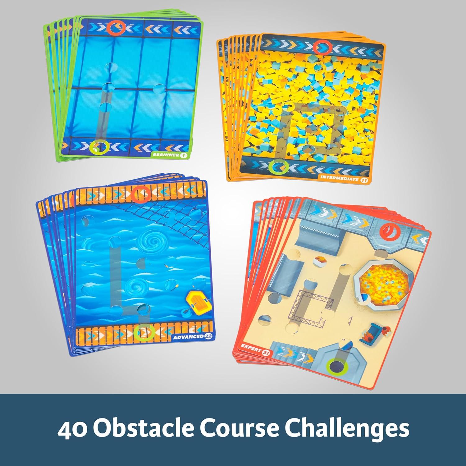 imageThinkFun Obstacle Hero Magnetic Logic Game 40 Easy to Expert Challenges Build Routes Lift Obstacles and Test Mental Agility for Ages 8