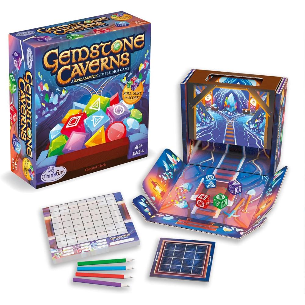 imageThinkFun Gemstone Caverns The Dice Game for All Fantasy Lovers