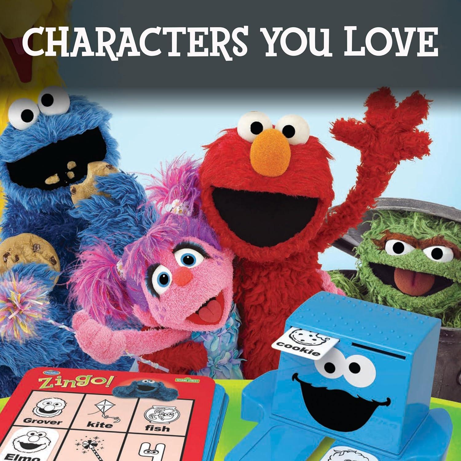 image:imageThinkFun Sesame Street Zingo Build Language Skills with All Your Favorite Sesame Street Characters for Ages 4ThinkFun Sesame Street Zingo Build Language Skills with All Your Favorite Sesame Street Characters for Ages 4